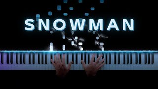 Sia  Snowman  Piano Cover Sheet Music [upl. by Debbee]