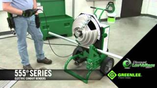 Greenlee 555 Deluxe Electric Conduit Bender [upl. by Shawna548]