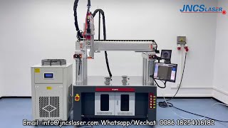 Galvanometer Continuous 3kw Fiber Laser Welding Machine for battery welding [upl. by Enenstein]