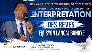 Émission langage Bondye konprann rev ou mardi13 02 2024 téléphone 9176830044 37723457 [upl. by Kapor]