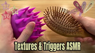 20 Different ASMR Textures and Triggers  Tapping Mouth Sounds Scratching ASMR [upl. by Cassy196]