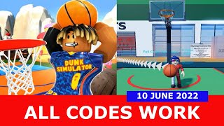 ALL CODES WORK CANDY Dunking Simulator ROBLOX  10 JUNE 2022 [upl. by Pascale]