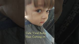 Cute Viral Baby Hair Cut  Kids Hair Cutting [upl. by Lamori]