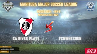 November 21st WSF Div 2 FCNW NexGen vs CA River Plate [upl. by Ebeneser]