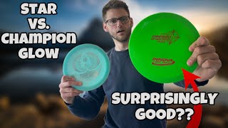 Champion Glow Firebird Vs Star Firebird  Disc Golf Comparison [upl. by Ydal]