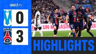 Le PSG CORRIGE lOM dans le Classique  9ème journée  Ligue 1 McDonalds 2425 [upl. by Isman603]