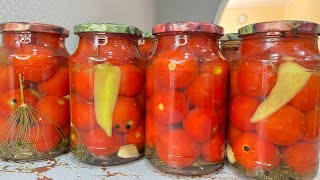 ✅🍅Маринованные помидоры в литровых банкахПомидоры без стерилизации и эссенции Помидоры на зиму [upl. by Odanref837]