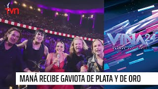 Maná recibe Gaviota de Plata y de Oro tras presentación en La Quinta Vergara  Viña2024 [upl. by Earvin]