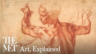 Deconstructing Michelangelos process from a Sistine Chapel study  Art Explained [upl. by Ceil78]