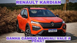 Renault Kardian com Câmbio Manual de 6 Marchas  Veja as Novidades [upl. by Atiuqrehs]