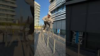 🚵‍♂️ Barrier jumpers 🌟automobile bicycle mtb bmx shorts tiktok fypシ゚viral fyp news cycle [upl. by Mccormick212]