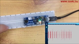 How to capture sound intensity with an Ozeki Audio Module programmed with Arduino IDE [upl. by Amery707]