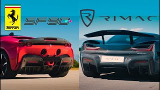 Ferrari SF90 vs RIMAC Nevera [upl. by Atworth]