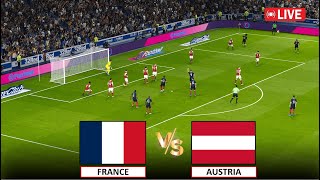 🔴EN DIRECT  FRANCE vs AUSTRIA I I Efootball Pes 2021 GAMEPLAY [upl. by Nairadas]