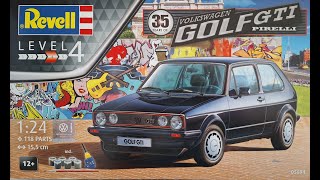 VW Golf GTi Pirelli Revell 124 Part1 [upl. by Helen]