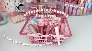 AFFORDABLE kbeauty lippies musthaves under 10🎀 romampnd peripera colorgram dasique  more [upl. by Reibaj]