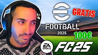 QUAL È il MIGLIOR GIOCO di CALCIO eFOOTBALL2025 vs FC25 [upl. by Akinor672]