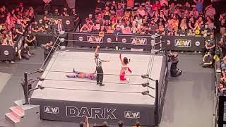 Finish to Kiera Hogan vs Hikaru Shida AEW Dark Elevation 8 16 21 Pittsburgh [upl. by Detta]