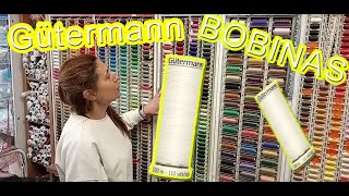 Enseñamos hilos para coser Gutermann [upl. by Avitzur223]