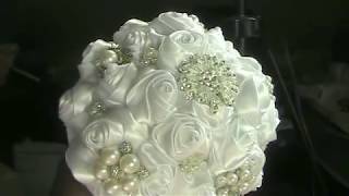 DIY Brooch Bouquet Kit How to Make your Bouquet amp Grooms Boutonniere [upl. by Bourque195]