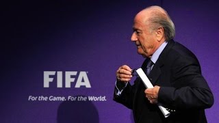 FIFA Skandal  Rücktritt von Sepp Blatter im Originalton [upl. by Raji]