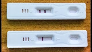 പ്രെഗ്നൻസി  PREGNANCY TEST AT HOME POSITIVE AND NEGATIVE RESULTS MALAYALAM [upl. by Yerg]