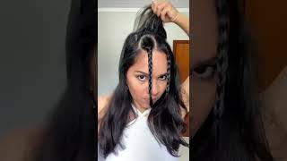 Penteado rápido e fácil para fazer sozinha [upl. by Akenat]