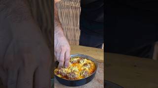 Cooking Meatballs in Tomato Sauce meatrecipes food tomatorecipe outdoorcooking [upl. by Hawkins]