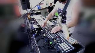 nthirteen Elektron Octatrack Rytm Analog 4 OP1 Guitar Ambient Impro Liveset Fête 2017 [upl. by Plato]