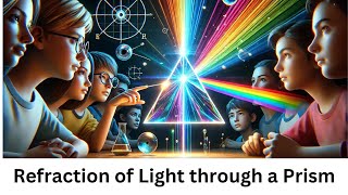 Refraction of Light through a Prism 10th class [upl. by Eniamrahc]