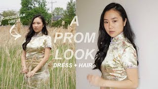 ✨THRIFTED PROM LOOK cheongsam dress✨ What I Wouldve Worn To Prom  THATTOMMYGIRL [upl. by Arica]