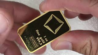 Valcambi Gold Bar 1 oz [upl. by Coben]