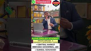 English Language and Personality Development course registernow alphaenglishacademy learnenglish [upl. by Llenyt]