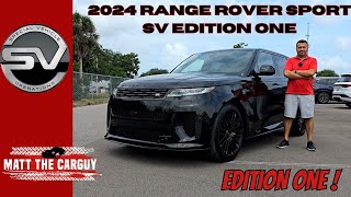 2024 Range Rover Sport SV Edition One is the most Exclusive Powerful and Expensive in its class [upl. by Hullda102]