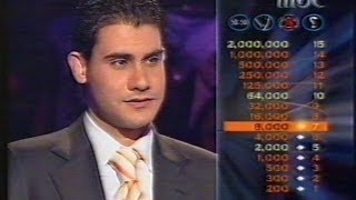 Wassim Taha  Who Wants to be a Millionaire 2 MBC  lbci  2006 2 وسيم الطه  من سيربح المليون [upl. by Yerffoj632]