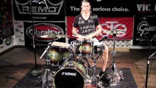 Greenbrier  Sonor Select Force Maple 3pc JungleBop Drum SetKit Demo 16quot Bass Drum w Riser [upl. by Nael]