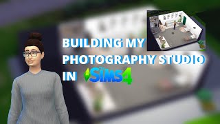 PHOTOGRAPHER BUILDS HER PHOTOGRAPHY STUDIO IN THE SIMS 4 [upl. by Aicnilav]