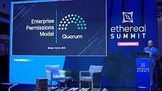 Quorum Enterprise Permissions Model in Smart Contracts  EtherealTLV Presentation [upl. by Peper]