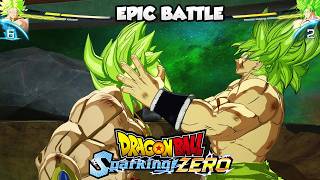 BROLY Z vs BROLY SUPER  EPIC BATTLE Dragon Ball Sparking Zero [upl. by Kostival]