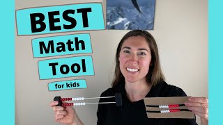 Teach MATH and NUMBERS How to make a Rekenrek math rack manipulative for teaching homeschooling [upl. by Anillek]