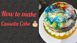 How to make a Cassata Cake Recipe [upl. by Wallack]