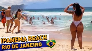 ðŸ‡§ðŸ‡· IPANEMA BEACH  THE BEST BEACH IN THE WORLD  Rio de Janeiro Brazil Tour 2024 ã€ 4K UHD ã€‘ [upl. by Irianat]