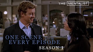 one scene from every episode jisbons version the mentalist season 1 [upl. by Garling944]