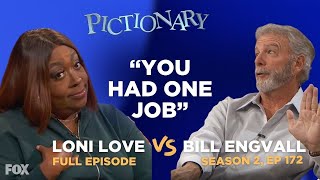 All In A Days Work  Loni Love vs Bill Engvall  Pictionary Game Show Full Episode S02 Ep172 [upl. by Atsyrhc]