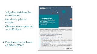 Le développement socioaffectif de l’enfant de 0 à 6 ans  webinaire [upl. by Imim]