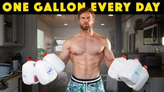 I Tried GOMAD for 7 days  A Gallon Of Whole Milk EVERY Day [upl. by Olpe587]