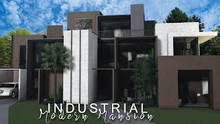 Bloxburg Industrial Modern Mansion 100k  NO LARGE PLOT  BLOXBURG Roblox [upl. by Conlan424]