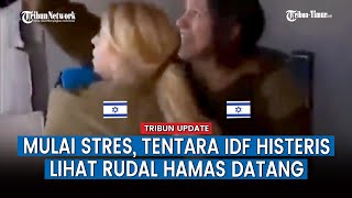 Viral Tentara Wanita Israel Histeris Ketakutan saat Serangan Hamas Berdatangan [upl. by Leonerd870]