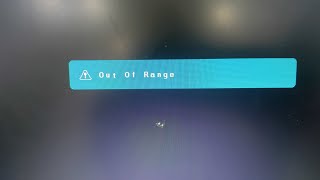 Error OUT OF RANGE How to solve the monitor resolution issues using browser [upl. by Wier]