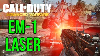 EM1 Quantum Laser Weapon Call of Duty Advanced Warfare Multiplayer Gameplay [upl. by Melessa]